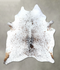 Salt and Pepper Brown XX-Large Brazilian Cowhide Rug 8'5