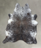 Salt and Pepper Black XX-Large Brazilian Cowhide Rug 7'11