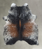 Salt and Pepper Brown Large Brazilian Cowhide Rug 7'0