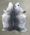 Salt and Pepper Black XX-Large Brazilian Cowhide Rug 8'10