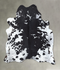 Salt and Pepper Black XX-Large Brazilian Cowhide Rug 8'2