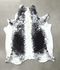 Salt and Pepper Black XX-Large Brazilian Cowhide Rug 7'9