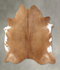 Solid Brown XX-Large Brazilian Cowhide Rug 7'9
