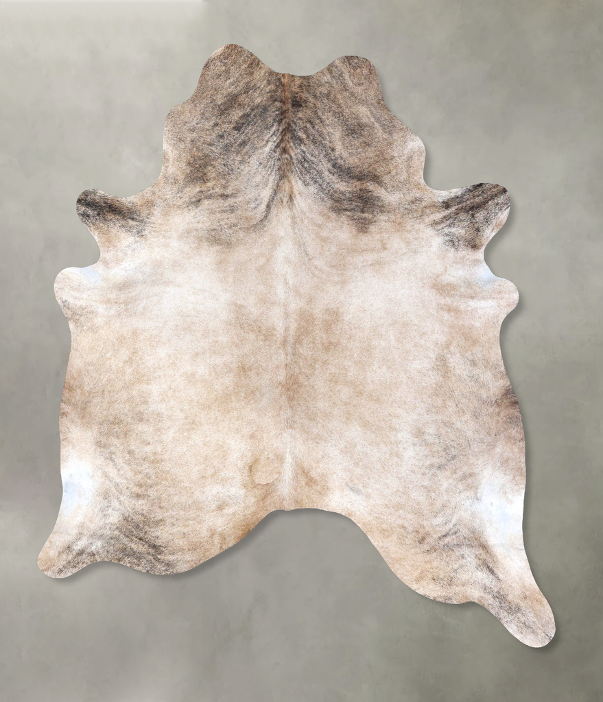 Light Brindle XX-Large Brazilian Cowhide Rug 7'11"H x 6'10"W #B19793 by Hudson Hides