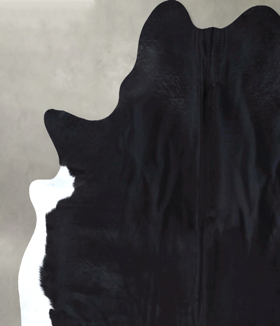 Black and White XX-Large Brazilian Cowhide Rug 8'4"H x 6'9"W #B19801 b