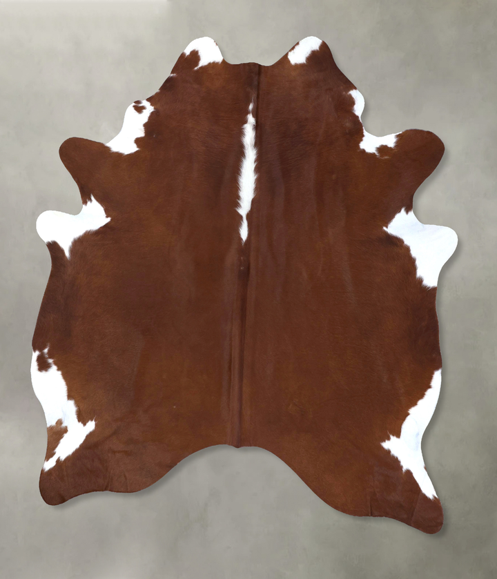 Hereford X-Large Brazilian Cowhide Rug 7'6"H x 6'2"W #B19815 by Hudson Hides