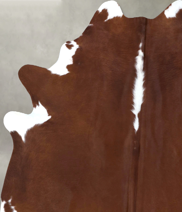 Hereford X-Large Brazilian Cowhide Rug 7'6"H x 6'2"W #B19815 by Hudson Hides