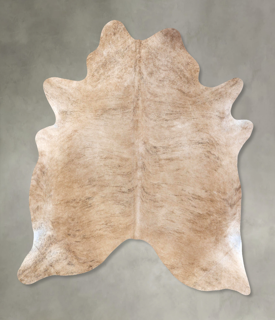 Light Brindle XX-Large Brazilian Cowhide Rug 7'11"H x 6'9"W #B19818 by Hudson Hides