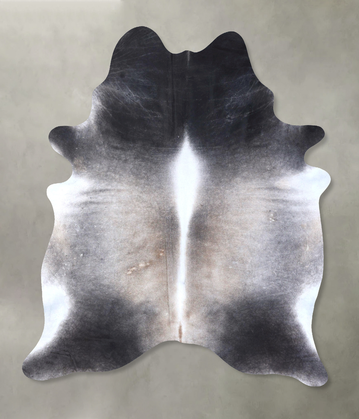 Medium Grey XX-Large Brazilian Cowhide Rug 8'6"H x 6'7"W #B19823 by Hudson Hides