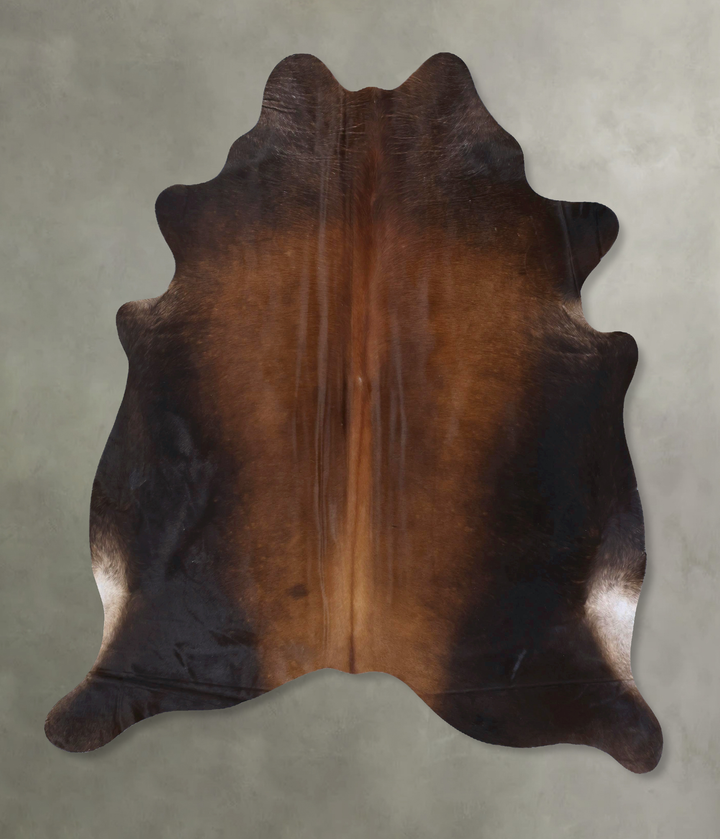 Warm Caramel X-Large Brazilian Cowhide Rug 7'5"H x 6'4"W #B19824 by Hudson Hides