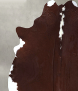 Hereford XX-Large Brazilian Cowhide Rug 7'11"H x 7'4"W #B19828 by Hudson Hides