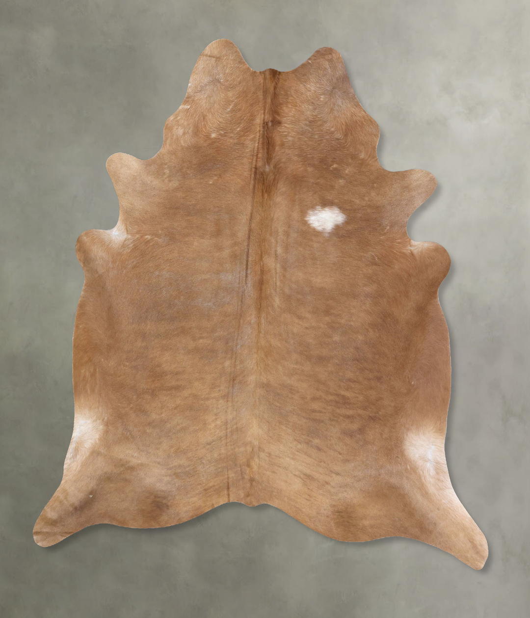 Light Caramel XX-Large Brazilian Cowhide Rug 8'3"H x 7'0"W #B19842 by 