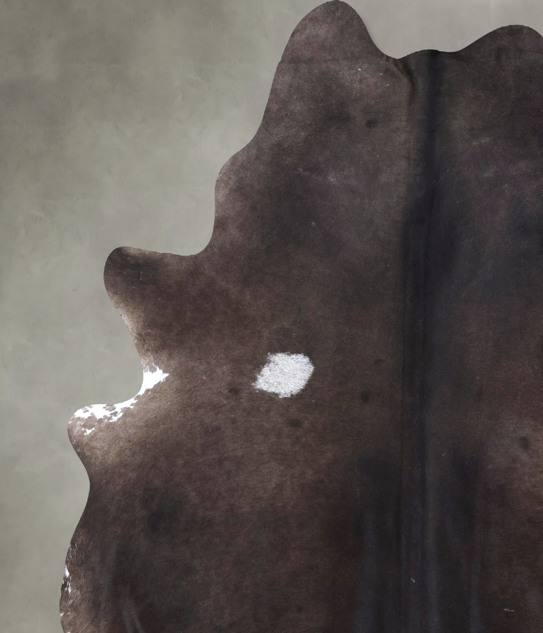 Chocolate XX-Large Brazilian Cowhide Rug 8'10"H x 6'8"W #B19859 by Hud