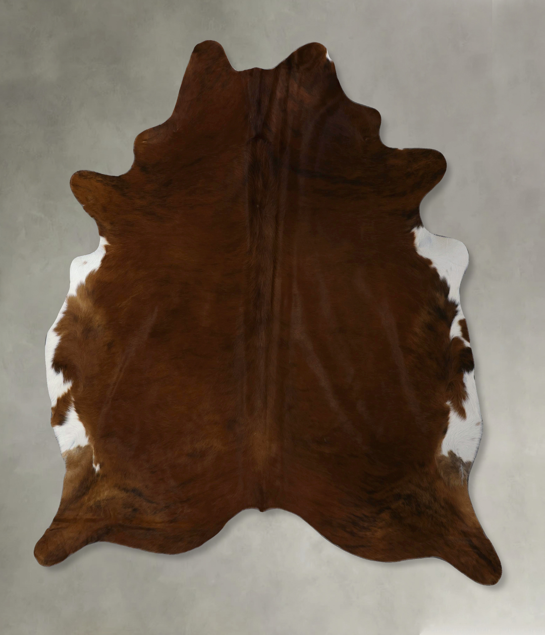 Medium Brindle XX-Large Brazilian Cowhide Rug 8'3"H x 7'0"W #B19866 by