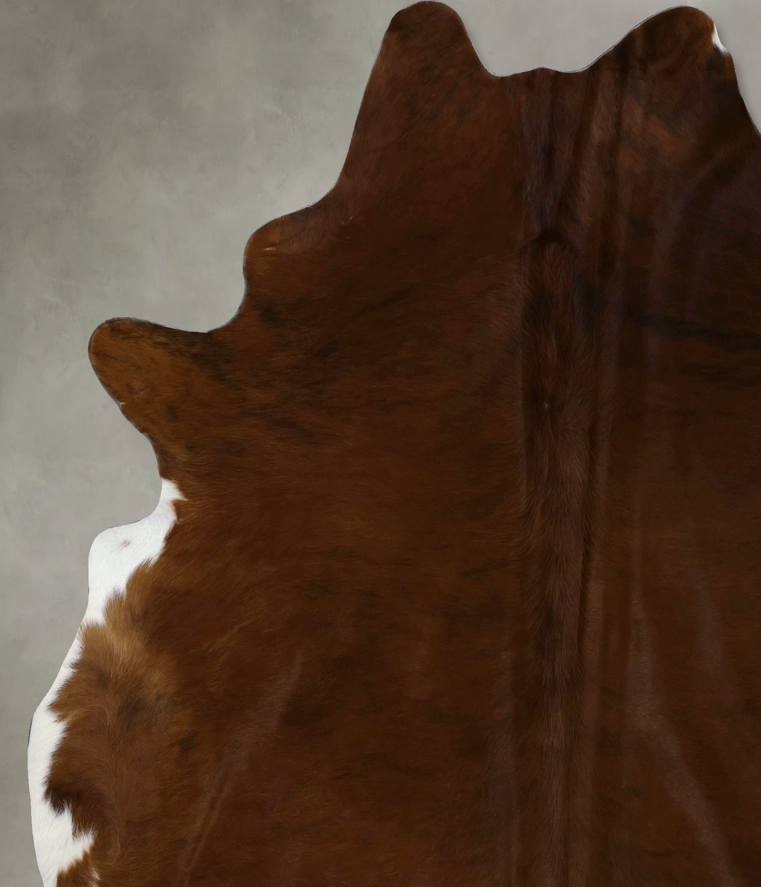 Medium Brindle XX-Large Brazilian Cowhide Rug 8'3"H x 7'0"W #B19866 by