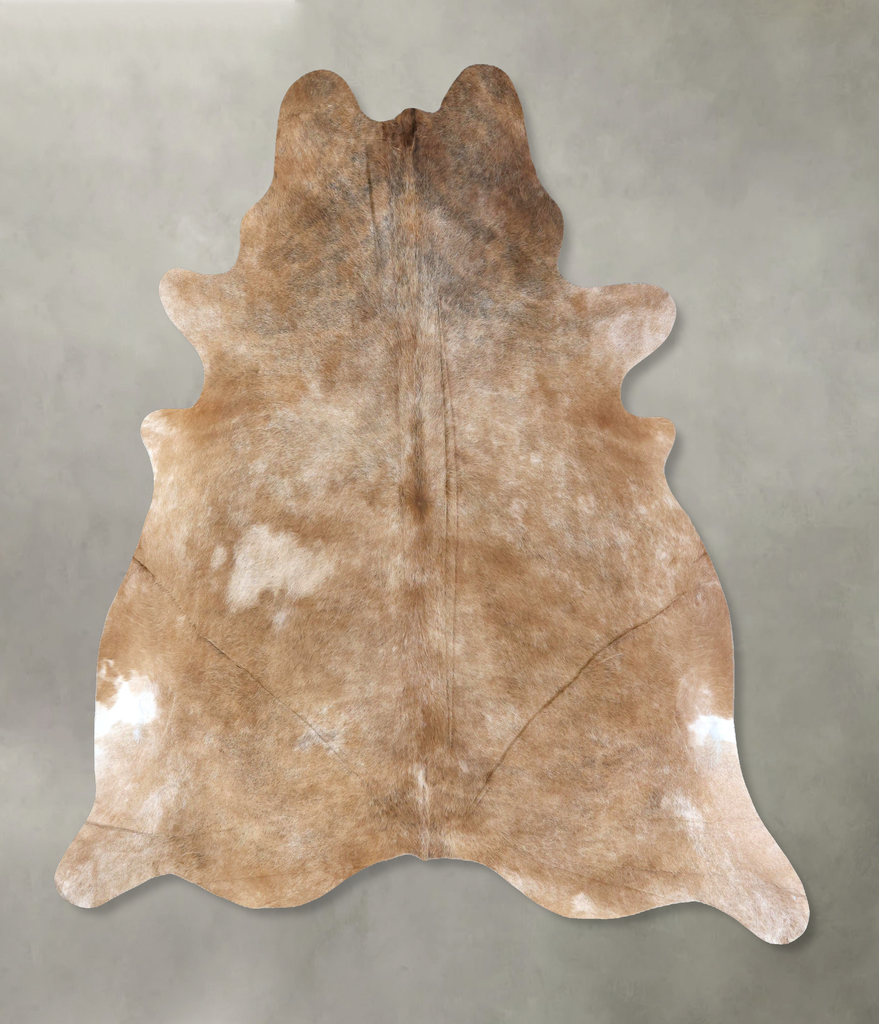Light Caramel XX-Large Brazilian Cowhide Rug 8'6"H x 7'8"W #B19871 by Hudson Hides