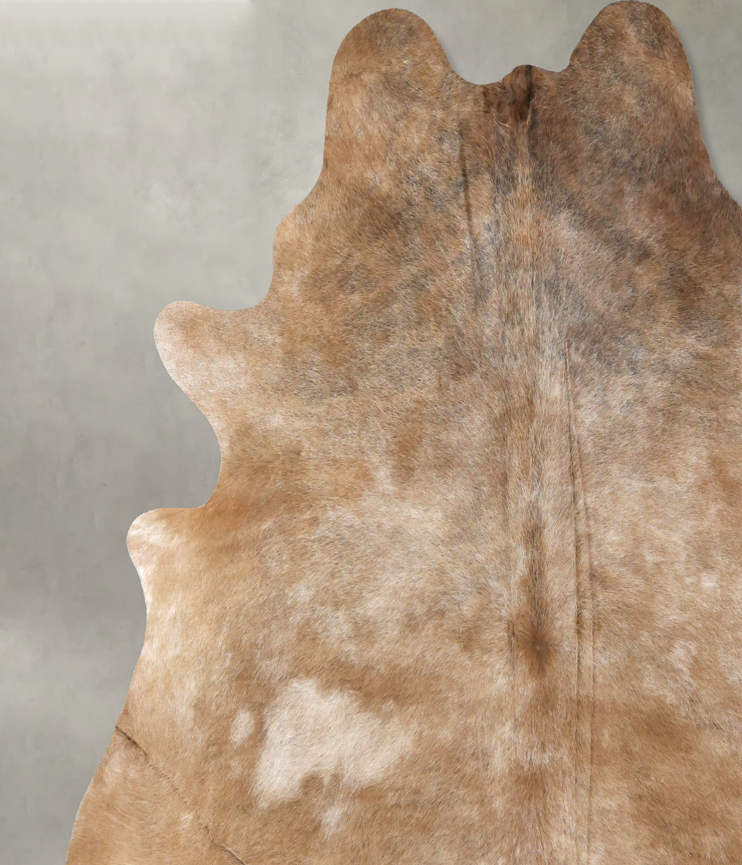 Light Caramel XX-Large Brazilian Cowhide Rug 8'6"H x 7'8"W #B19871 by 