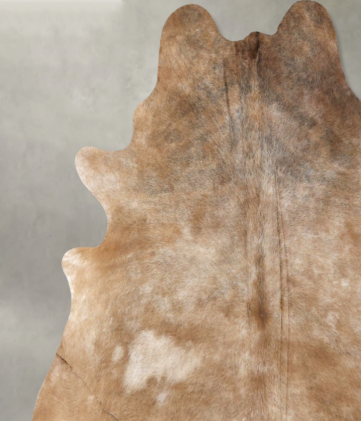 Light Caramel XX-Large Brazilian Cowhide Rug 8'6"H x 7'8"W #B19871 by Hudson Hides