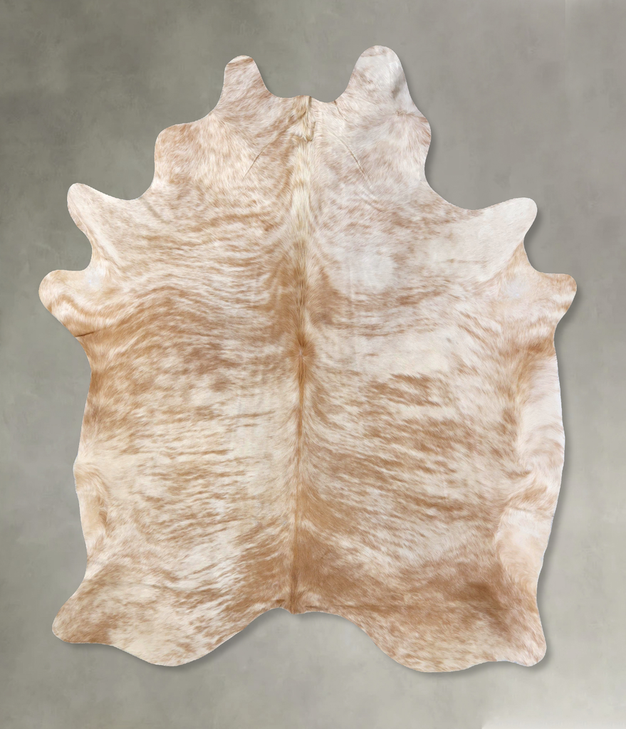Light Brindle XX-Large Brazilian Cowhide Rug 8'2"H x 6'11"W #B19884 by Hudson Hides