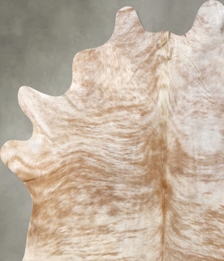 Light Brindle XX-Large Brazilian Cowhide Rug 8'2"H x 6'11"W #B19884 by Hudson Hides