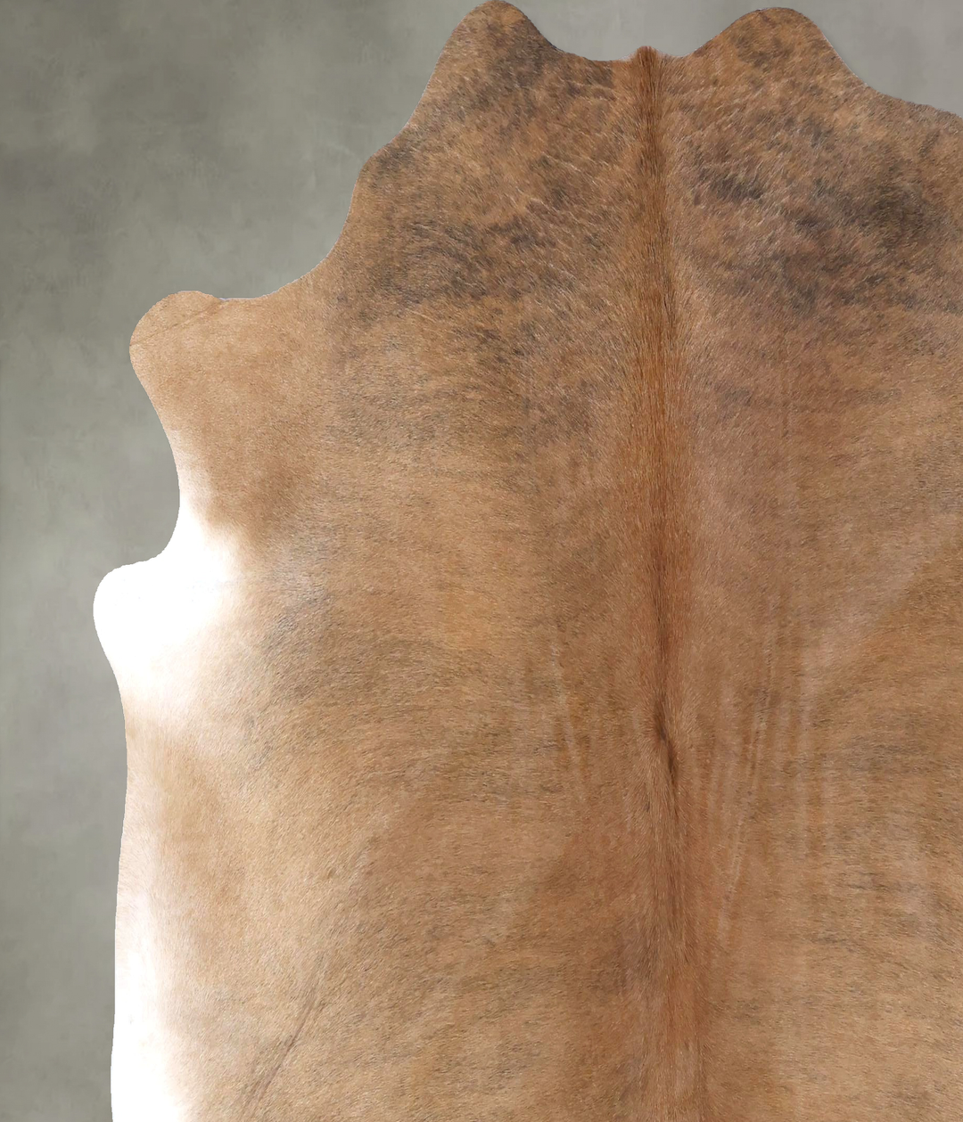 Light Caramel XX-Large Brazilian Cowhide Rug 7'0"H x 7'2"W #B19889 by 