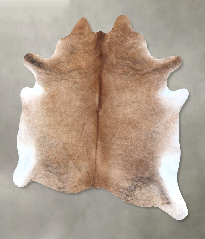 Light Caramel XX-Large Brazilian Cowhide Rug 8'0"H x 6'10"W #B19900 by Hudson Hides