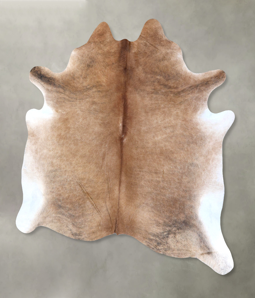Light Caramel XX-Large Brazilian Cowhide Rug 8'0"H x 6'10"W #B19900 by Hudson Hides