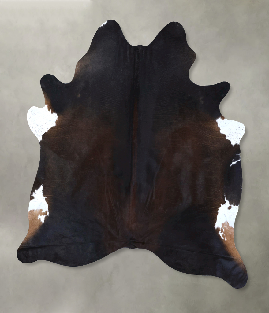 Chocolate XX-Large Brazilian Cowhide Rug 8'5"H x 6'7"W #B19905 by Hudson Hides