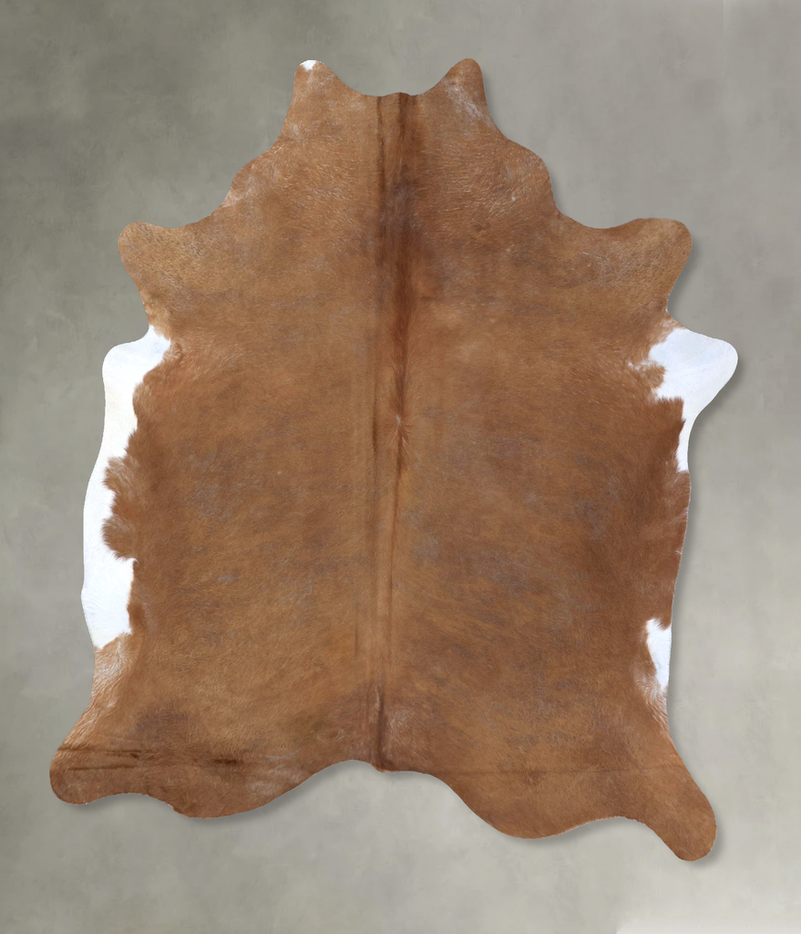 Light Caramel XX-Large Brazilian Cowhide Rug 8'3"H x 6'10"W #B19908 by Hudson Hides