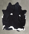Black and White X-Large Brazilian Cowhide Rug 7'5