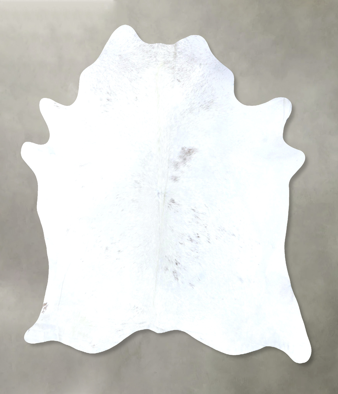 Light Grey XX-Large Brazilian Cowhide Rug 7'11"H x 6'10"W #B19913 by H