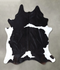 Black and White XX-Large Brazilian Cowhide Rug 8'4