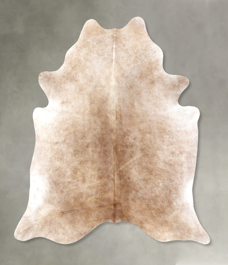 Light Caramel X-Large Brazilian Cowhide Rug 7'5"H x 6'7"W #B19935 by Hudson Hides