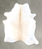 Ivory with Beige X-Large Brazilian Cowhide Rug 7'8