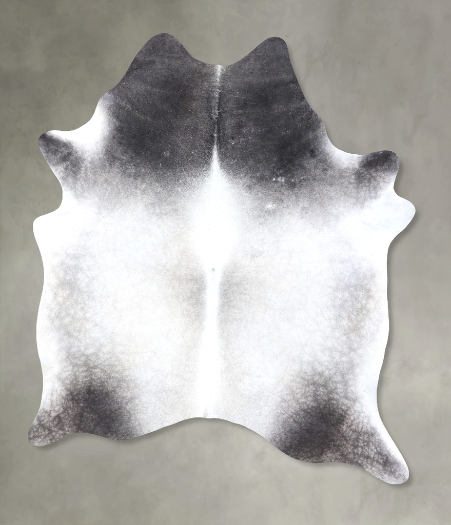 Medium Grey X-Large Brazilian Cowhide Rug 7'8"H x 5'10"W #B19947 by Hudson Hides
