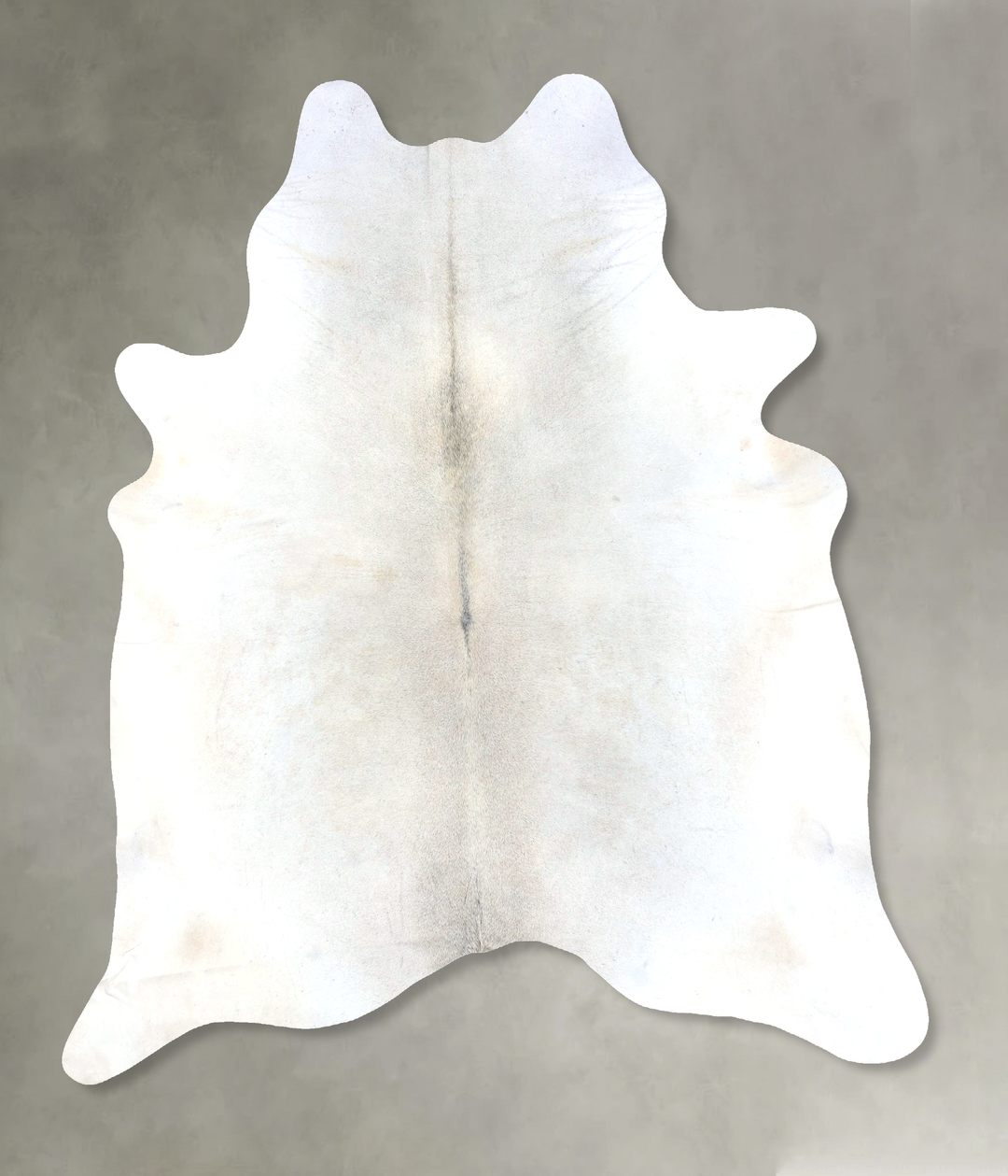 Light Grey XX-Large Brazilian Cowhide Rug 8'1"H x 6'10"W #B19951 by Hu