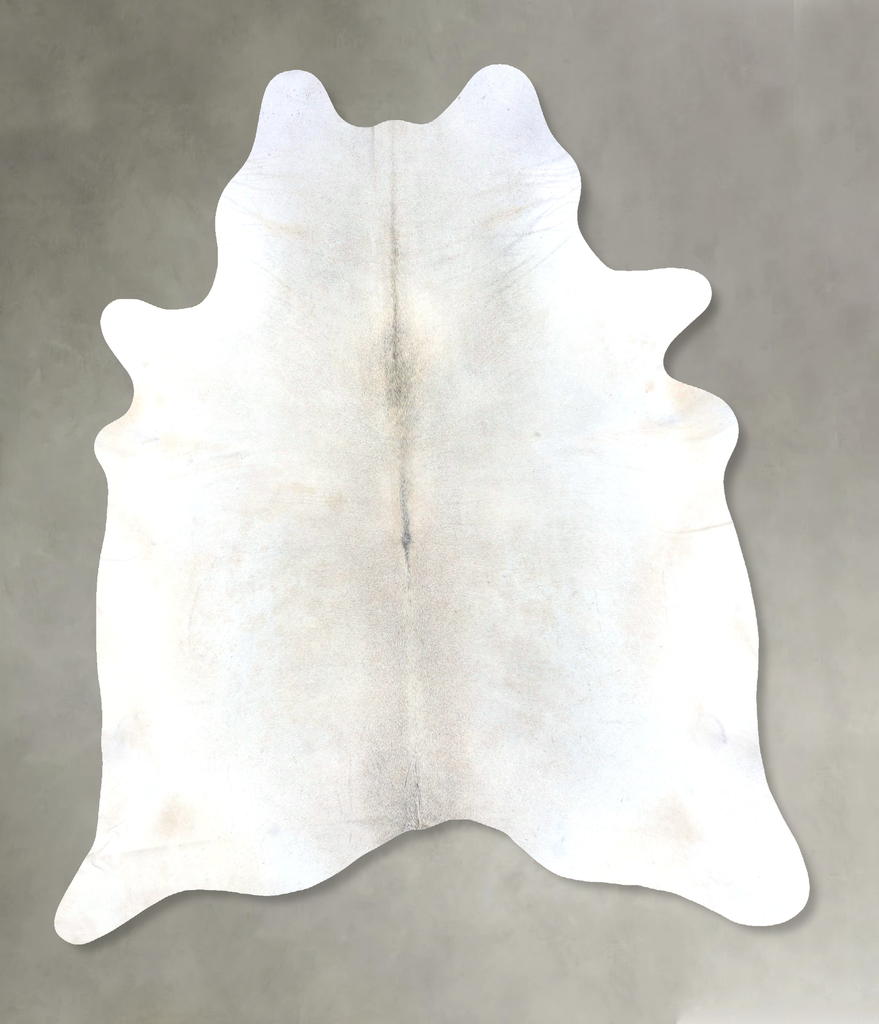 Light Grey XX-Large Brazilian Cowhide Rug 8'1"H x 6'10"W #B19951 by Hudson Hides