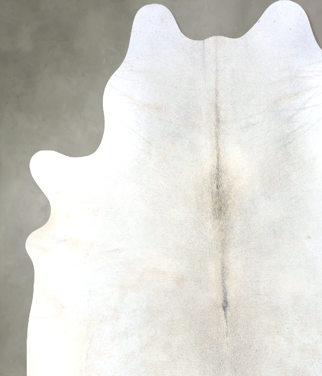 Light Grey XX-Large Brazilian Cowhide Rug 8'1"H x 6'10"W #B19951 by Hu