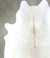 Light Grey XX-Large Brazilian Cowhide Rug 8'1"H x 6'10"W #B19951 by Hudson Hides