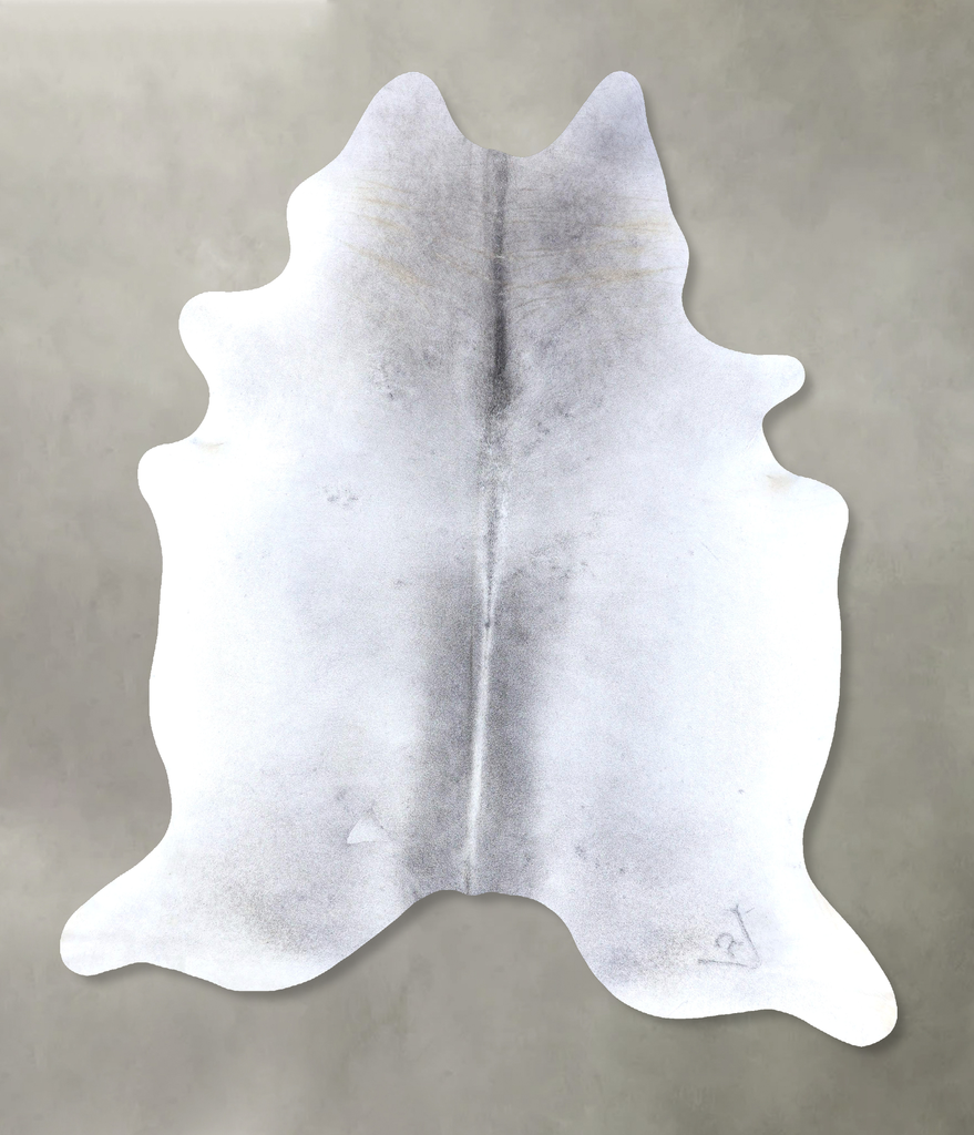 Medium Grey XX-Large Brazilian Cowhide Rug 8'4"H x 6'9"W #B19954 by Hudson Hides