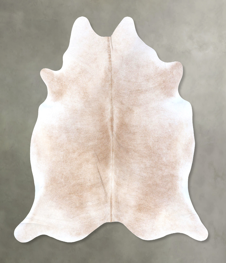 Light Caramel X-Large Brazilian Cowhide Rug 7'6"H x 6'4"W #B19969 by Hudson Hides