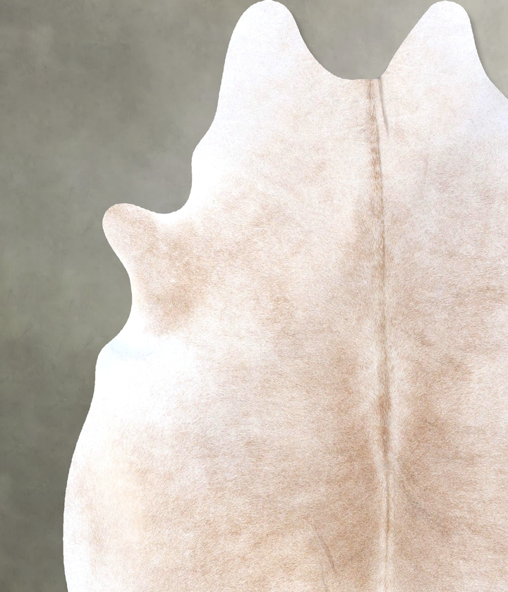 Light Caramel X-Large Brazilian Cowhide Rug 7'6"H x 6'4"W #B19969 by Hudson Hides