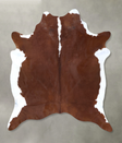 Hereford X-Large Brazilian Cowhide Rug 7'4"H x 6'6"W #B19972 by Hudson Hides