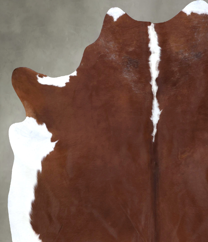 Hereford X-Large Brazilian Cowhide Rug 7'4"H x 6'6"W #B19972 by Hudson Hides