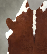 Hereford XX-Large Brazilian Cowhide Rug 8'7"H x 7'4"W #B19981 by Hudson Hides