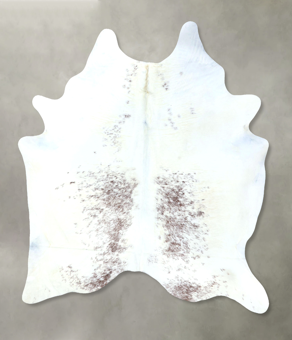 Salt and Pepper Brown Cowhide Rug #B19984