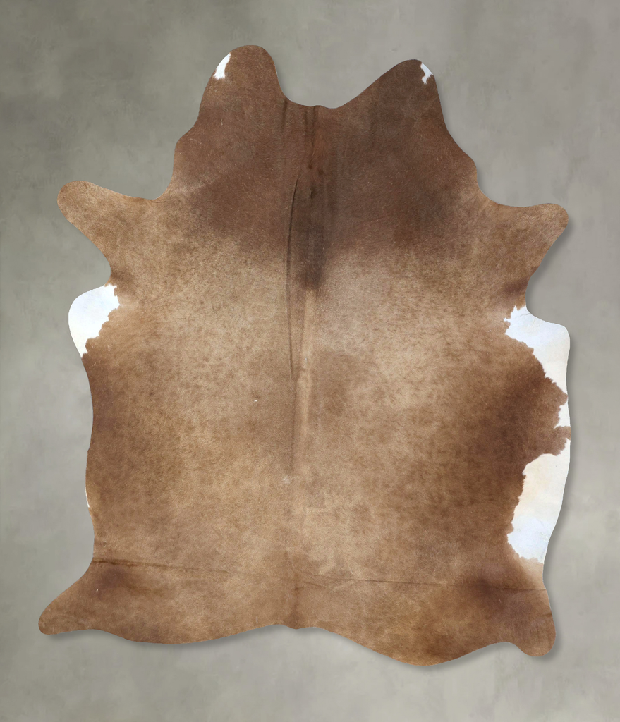 Chocolate X-Large Brazilian Cowhide Rug 8'2"H x 6'1"W #B19998 by Hudson Hides