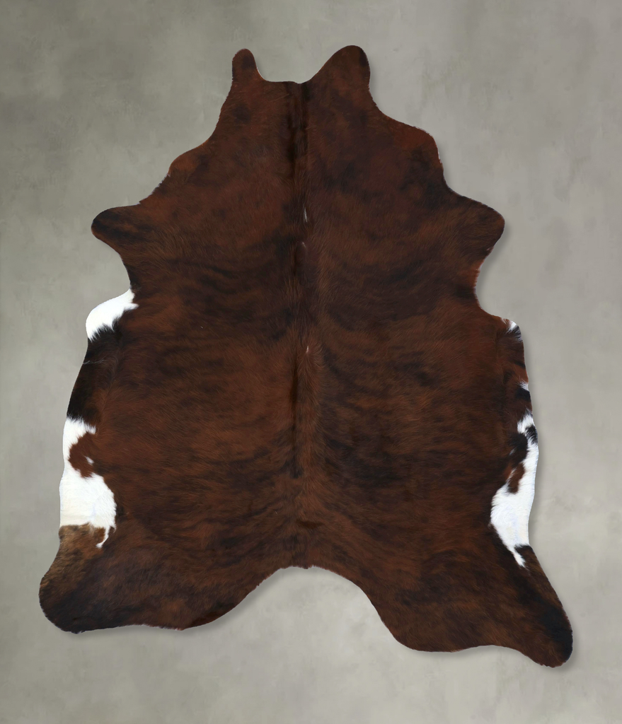 Dark Brindle XX-Large Brazilian Cowhide Rug 8'0"H x 6'6"W #B20001 by Hudson Hides