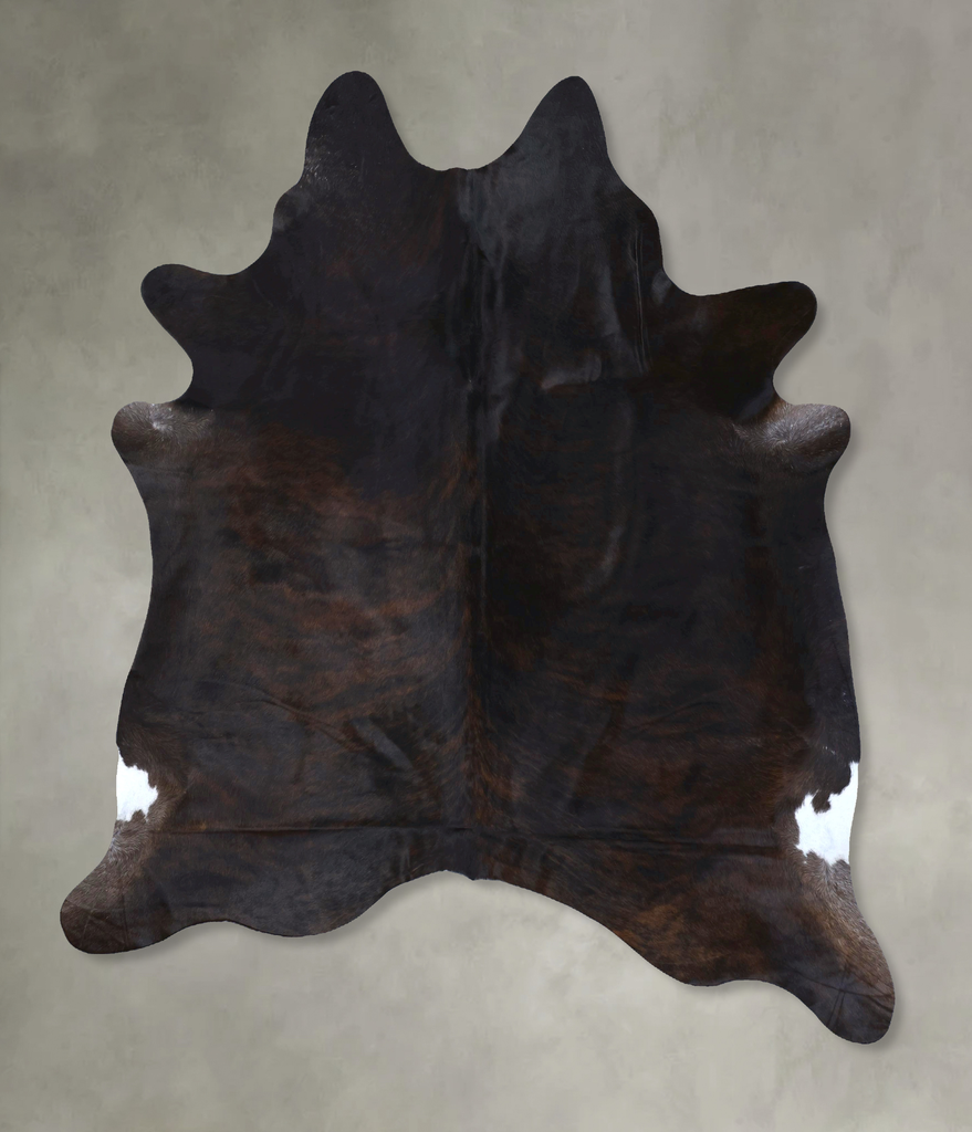 Dark Brindle XX-Large Brazilian Cowhide Rug 8'0"H x 6'6"W #B20005 by Hudson Hides