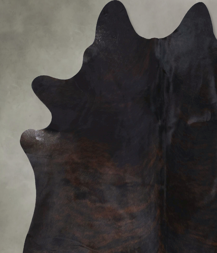 Dark Brindle XX-Large Brazilian Cowhide Rug 8'0"H x 6'6"W #B20005 by Hudson Hides